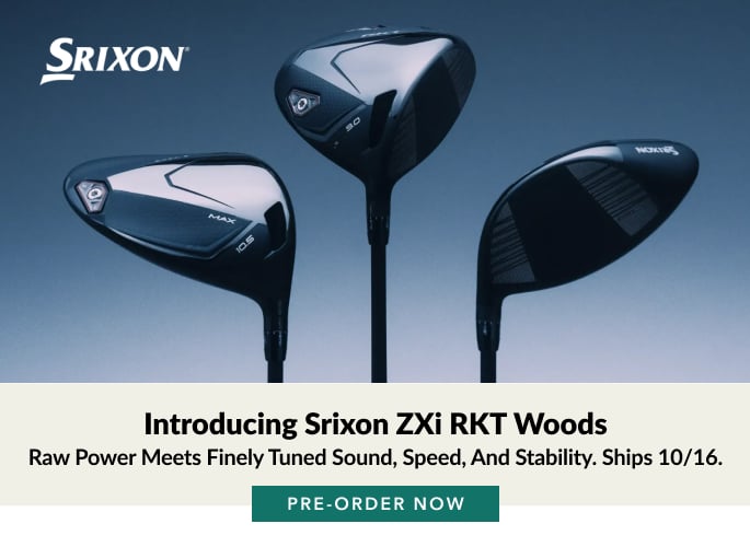 Introducing Srixon ZXi RKT Woods Raw power meets finely tuned sound, speed, and stability. Ships 10/16. Pre-order Now